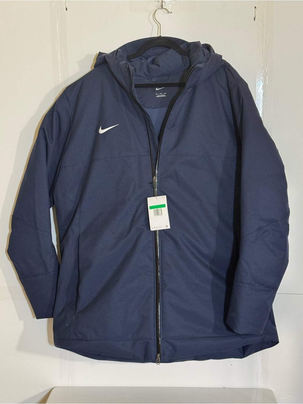 Nike Mens Full Zip Hooded Jacket Coat Navy Blue New DJ6526-419 Size XL NWT